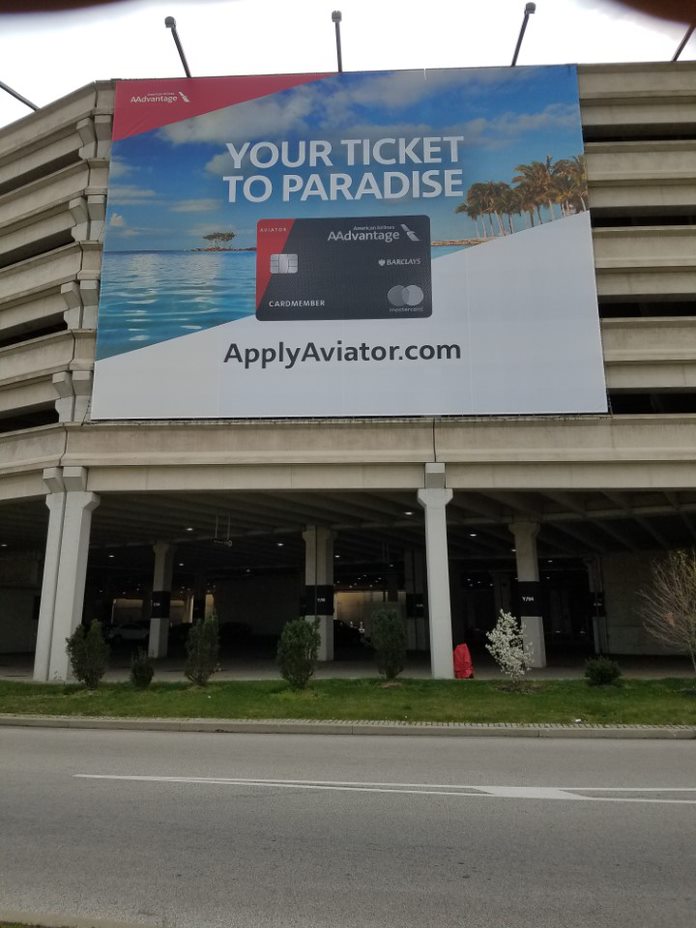 PHL Airport Garage Banner