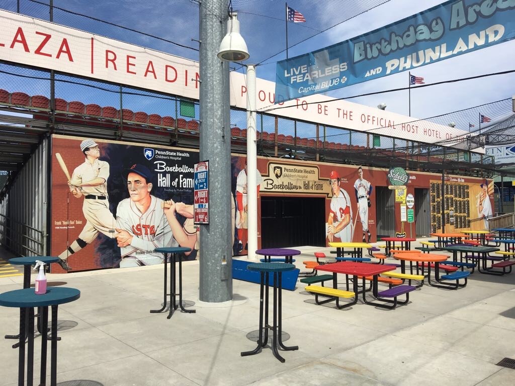 Reading Phillies Hall of Fame Mural