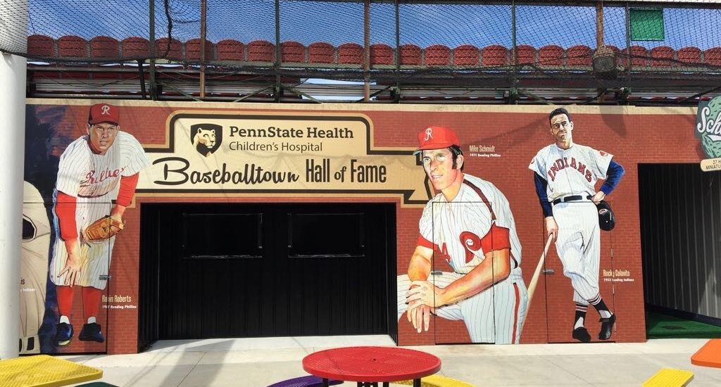 Reading Phillies Hall of Fame Mural