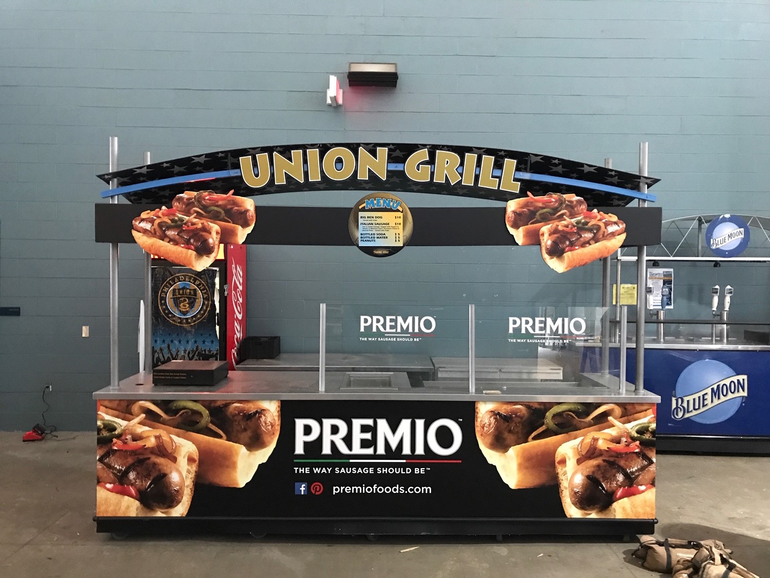 Union Premio Grill Cart