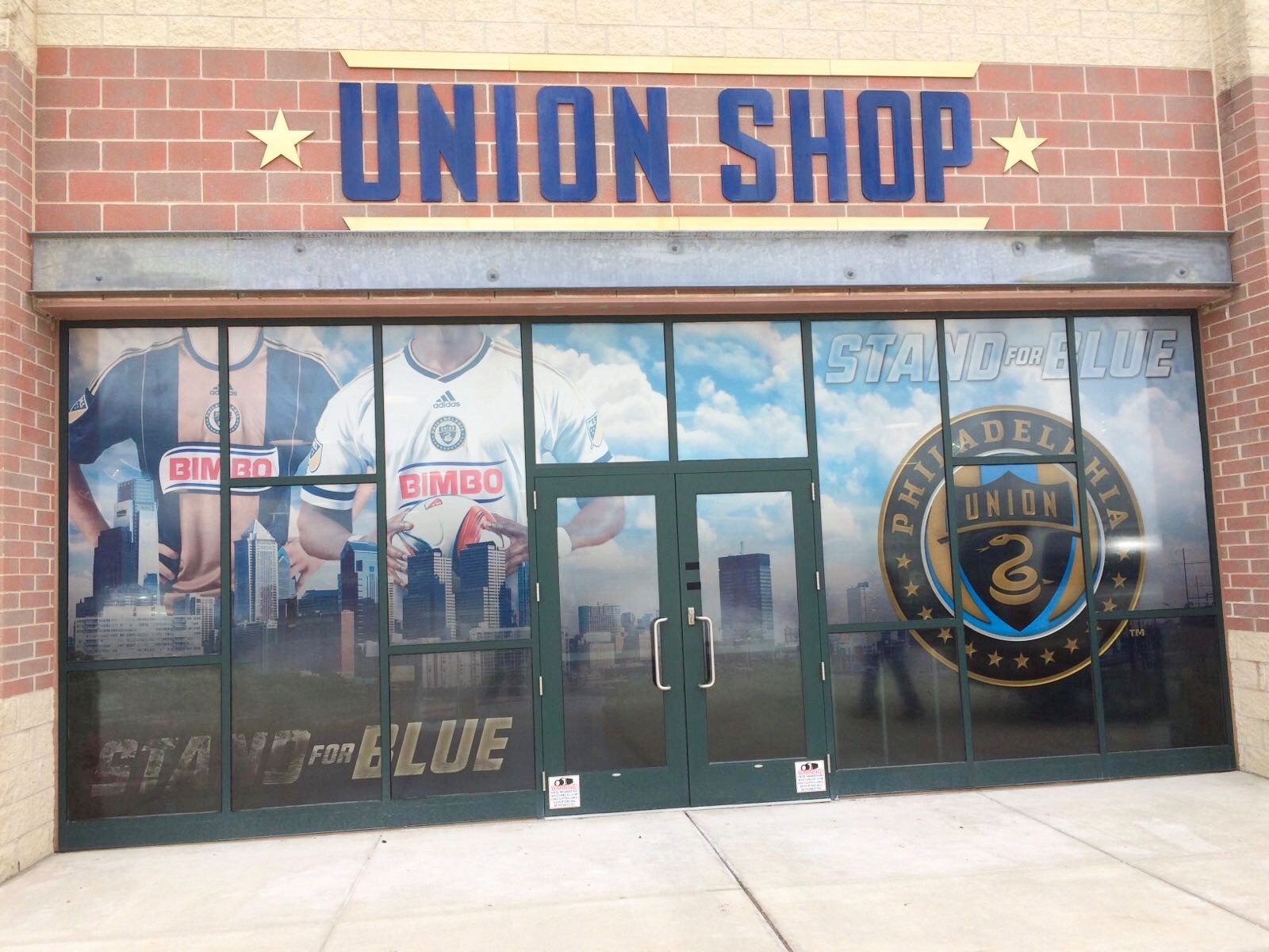 Union Team Store Window Graphics